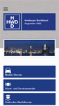 Mobile Screenshot of hamburgerwachdienst.de